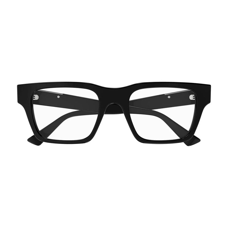 Gucci Eyeglasses Square Full Rim, Black Frame and Clear Demo Lenses Lens GG1889O005