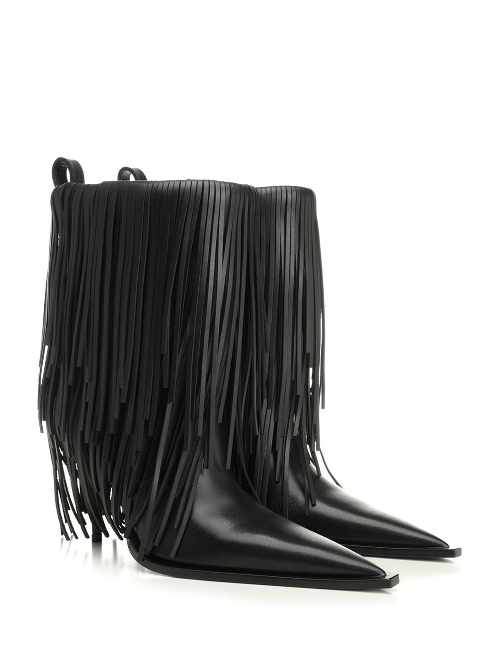 Balenciaga Balenciaga Women Avenue Fringe Ankle Boots