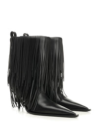Balenciaga Balenciaga Women Avenue Fringe Ankle Boots