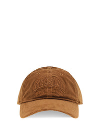 Ganni Women Corduroy Cap