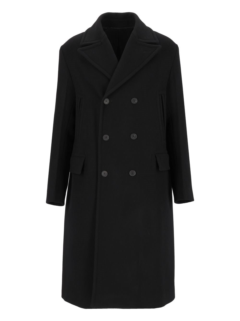 Fendi Men Wool And Angora Coat