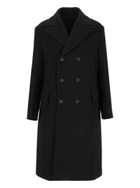 Fendi Men Wool And Angora Coat