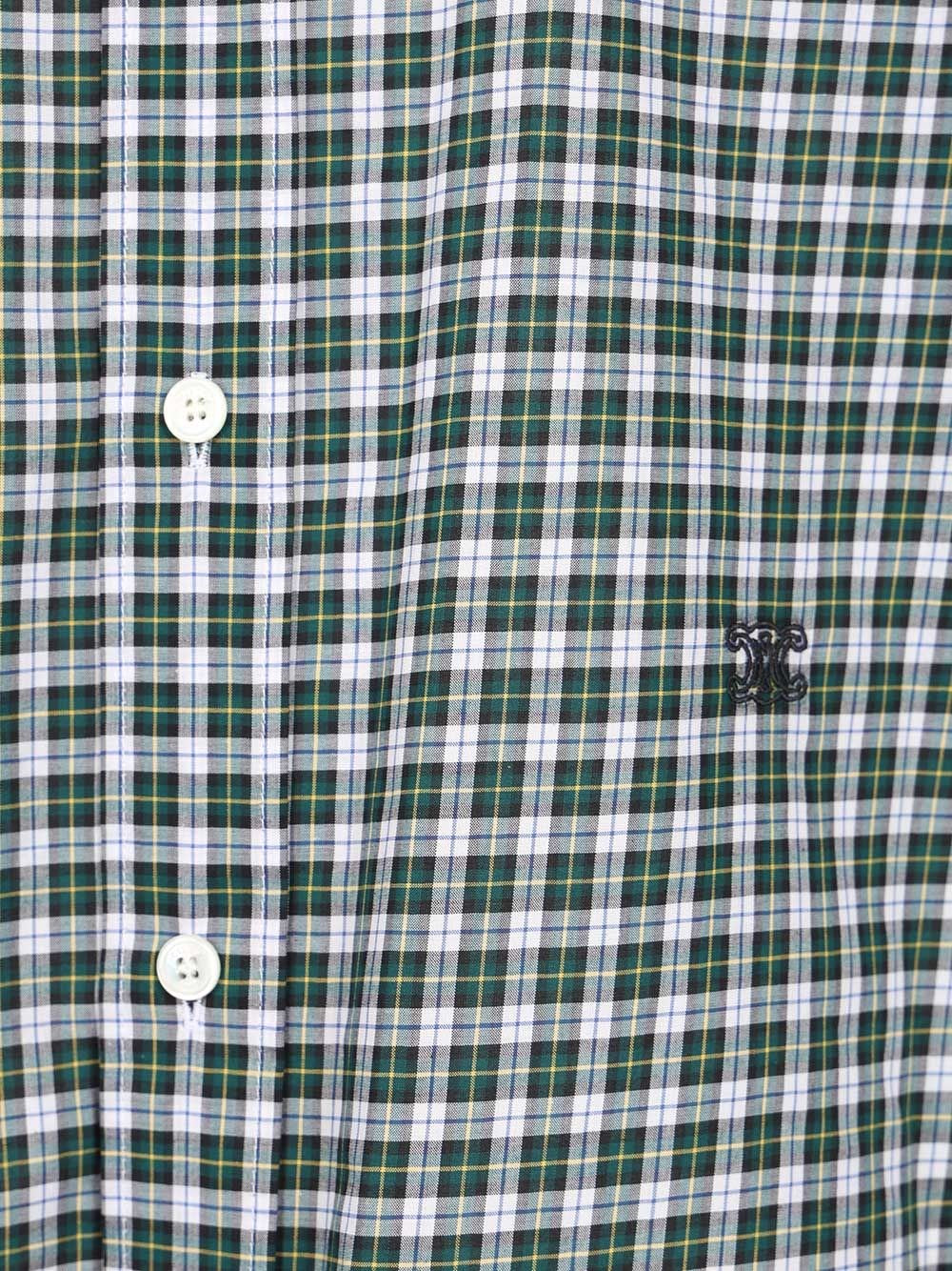 Celine Celine Men Wide Tartan Shirt