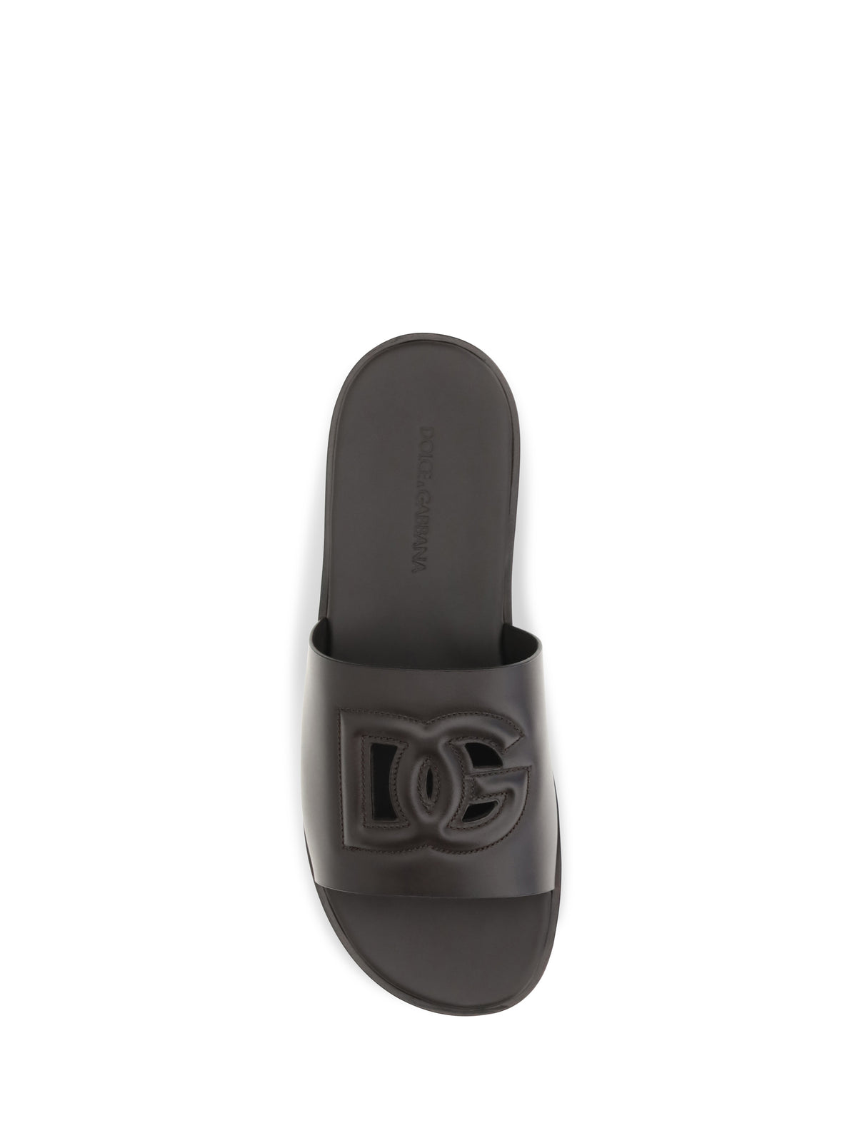 Dolce & Gabbana Men Embossed Logo Sandals
