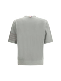 THOM BROWNE Thom Browne Men 4-Bar Cotton Jersey T-Shirt