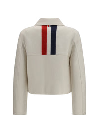 THOM BROWNE Thom Browne Women Wool And Cashmere Bell-Sleeve Jacket