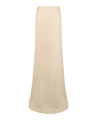 Valentino Womens Linen High-Low Skirt