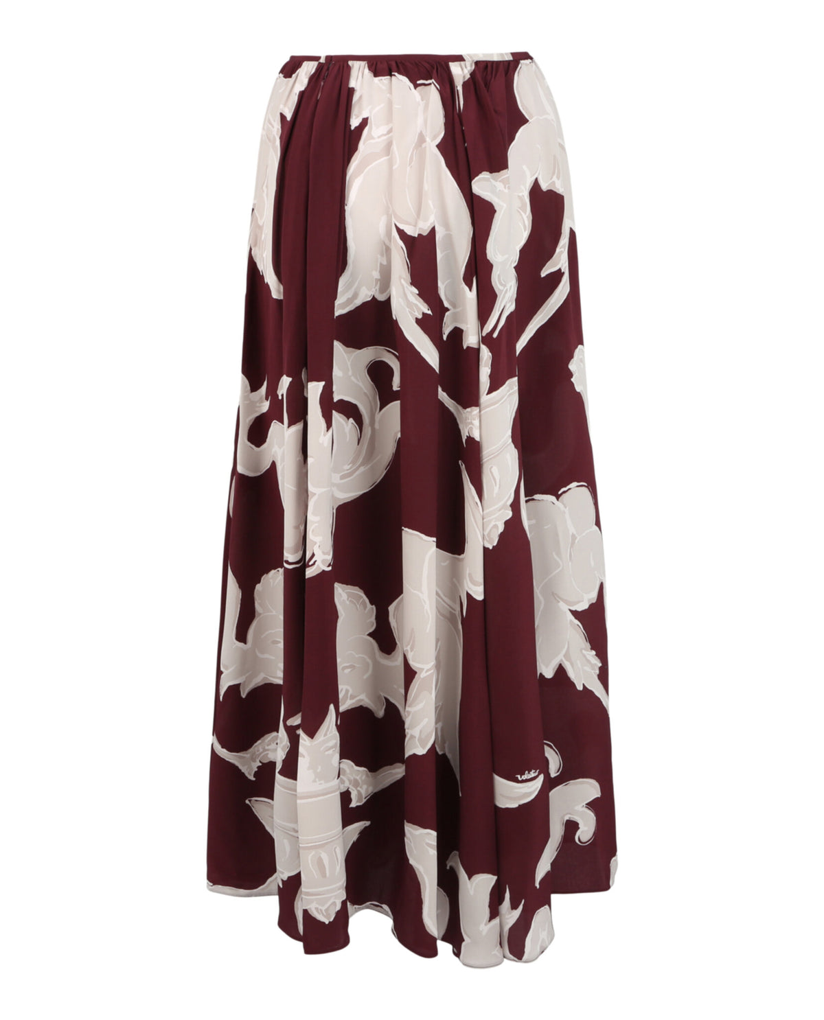 Valentino Womens Metamorphos Gryphon Midi Skirt