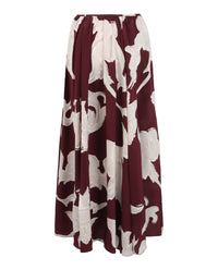 Valentino Womens Metamorphos Gryphon Midi Skirt