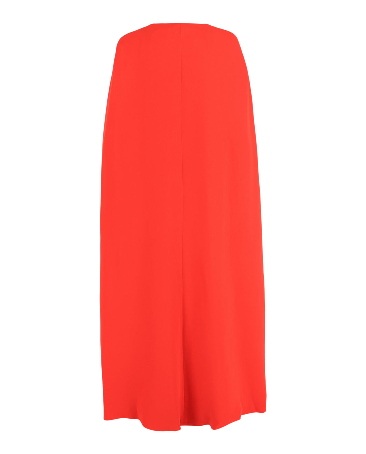 Valentino Womens Silk V-Neck Cape Dress