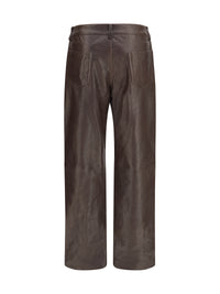 MAGDA BUTRYM Magda Butrym Women Straight-Leg Leather Pants