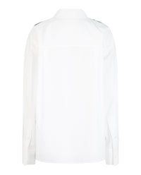 Valentino Womens Floral Lace Trim Shirt