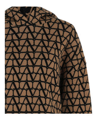 Valentino Womens Toile Iconographe Wool Hoodie