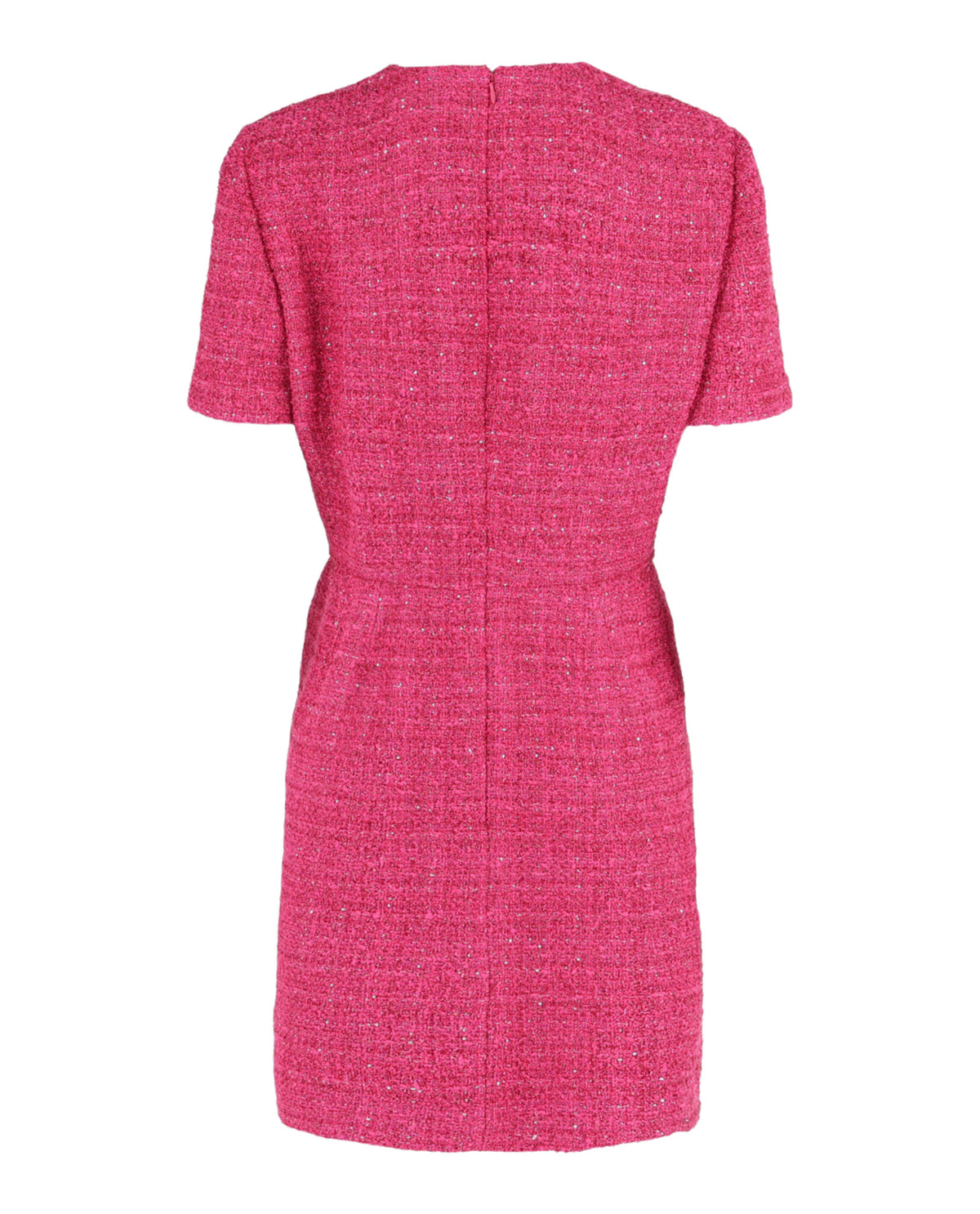 Valentino Womens VLogo Pocket Metallic Tweed Mini Dress