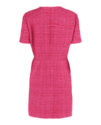 Valentino Womens VLogo Pocket Metallic Tweed Mini Dress