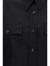 Prada Women Short-Sleeve Poplin Shirt