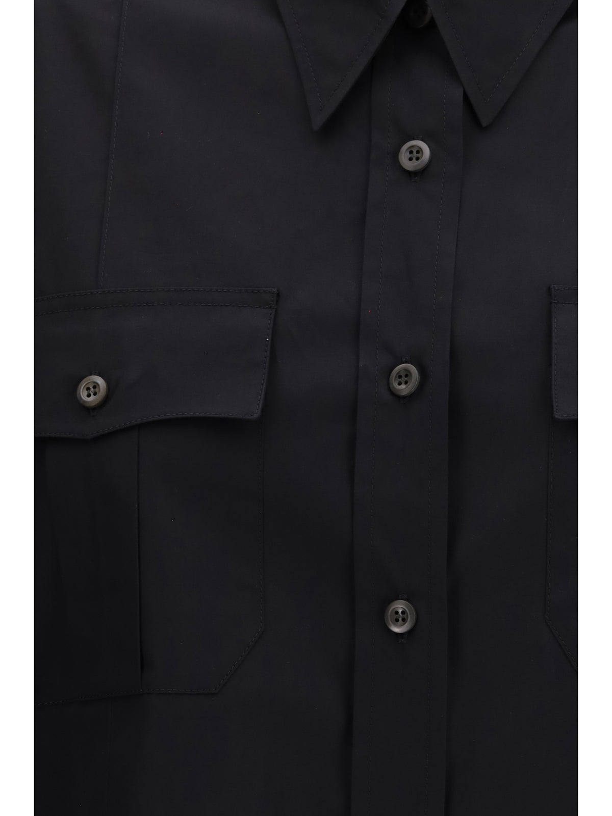 Prada Women Short-Sleeve Poplin Shirt