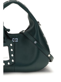 GANNI Ganni Women Mini Studded Hobo Handbag