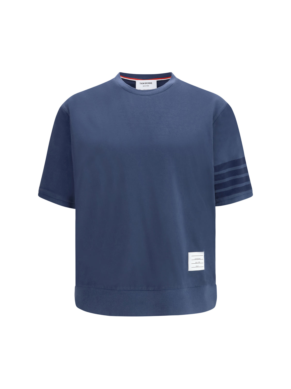 Thom Browne Men 4-Bar Cotton Jersey T-Shirt