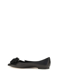 Roger Vivier Women Suede Rose Vivier Ballerinas