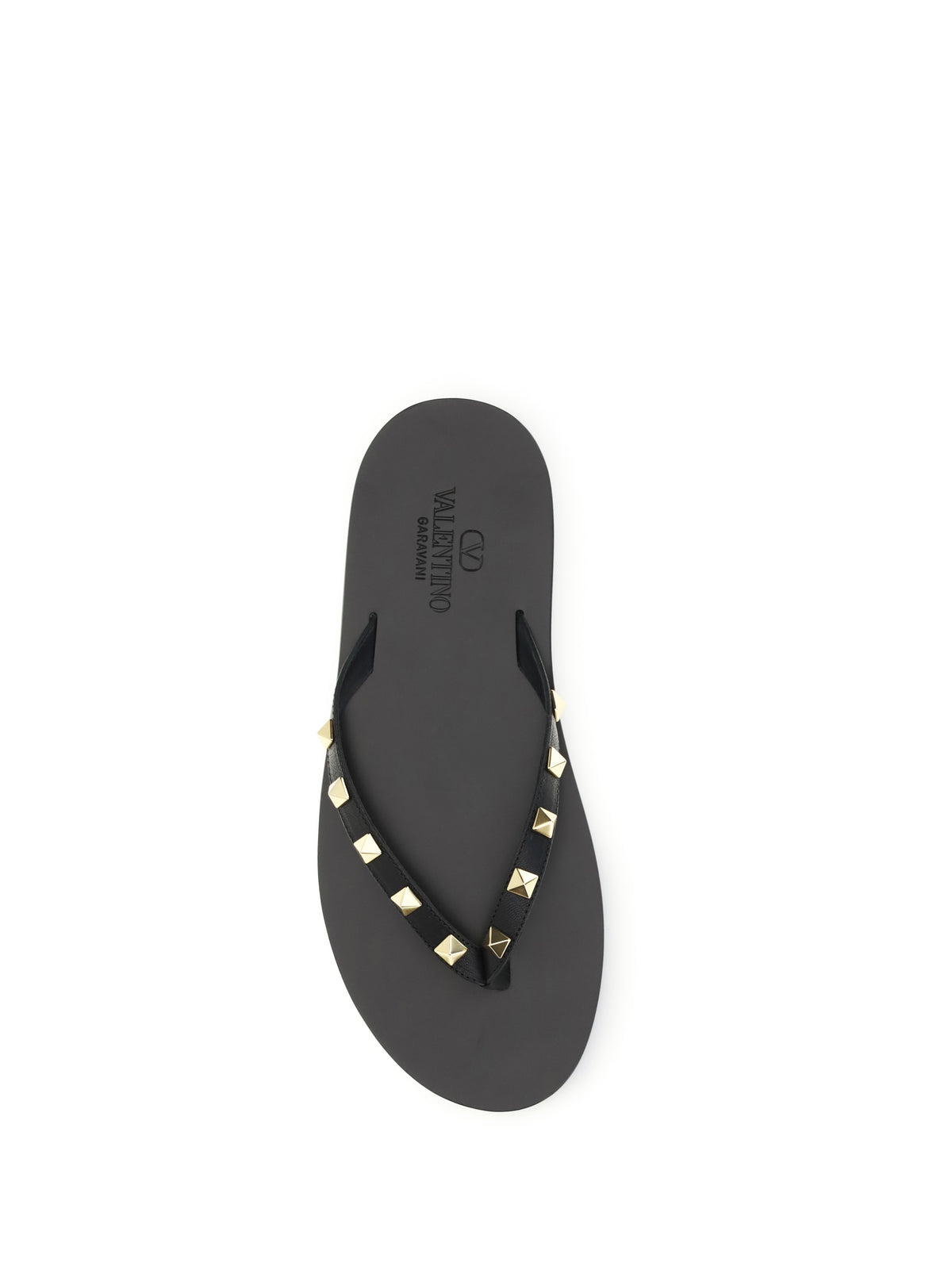 VALENTINO GARAVANI Valentino Garavani Men Rockstud Thong Sandals