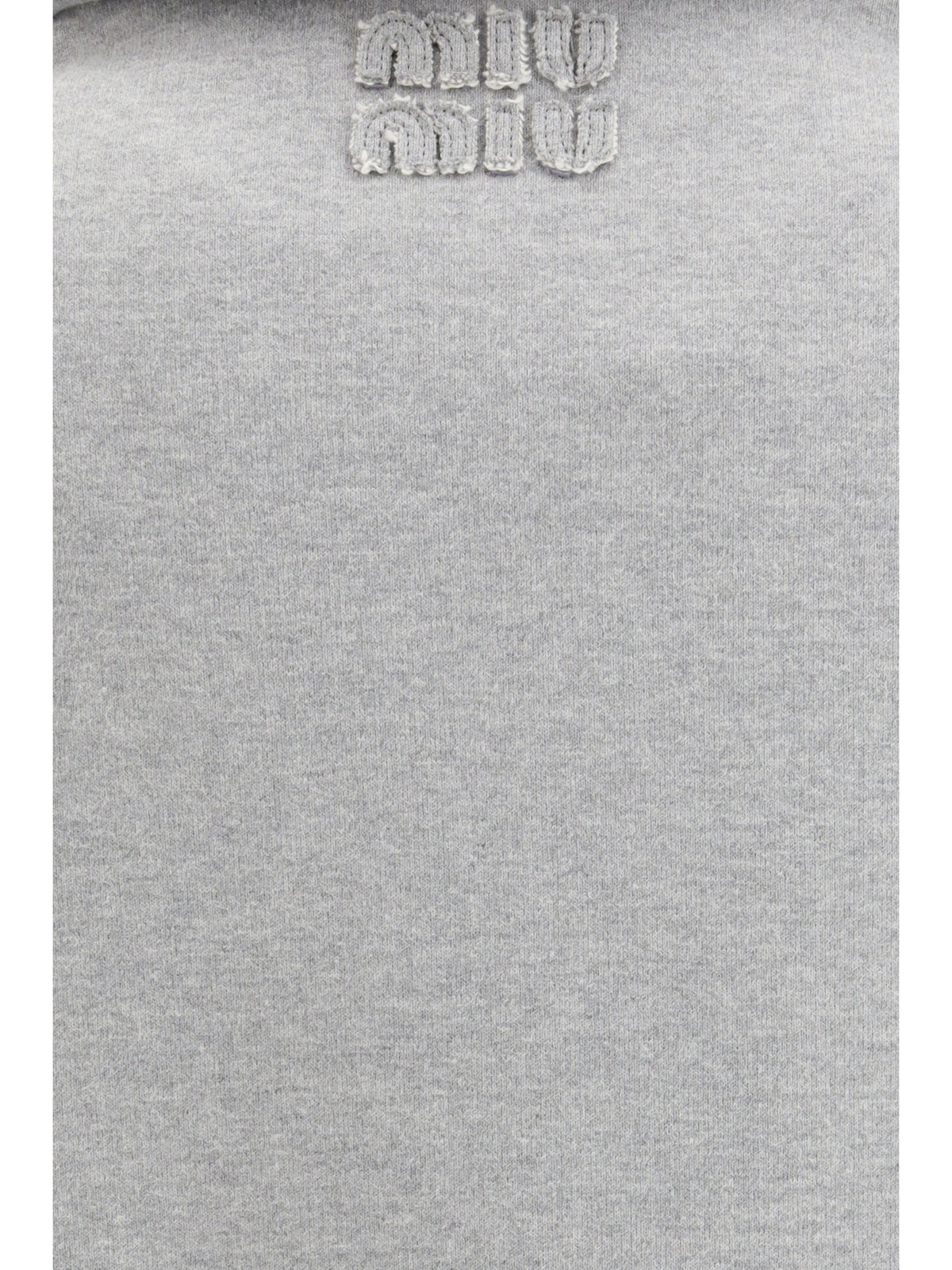 MIU MIU Miu Miu Women Sweatshirt With Oblique Zip Closure