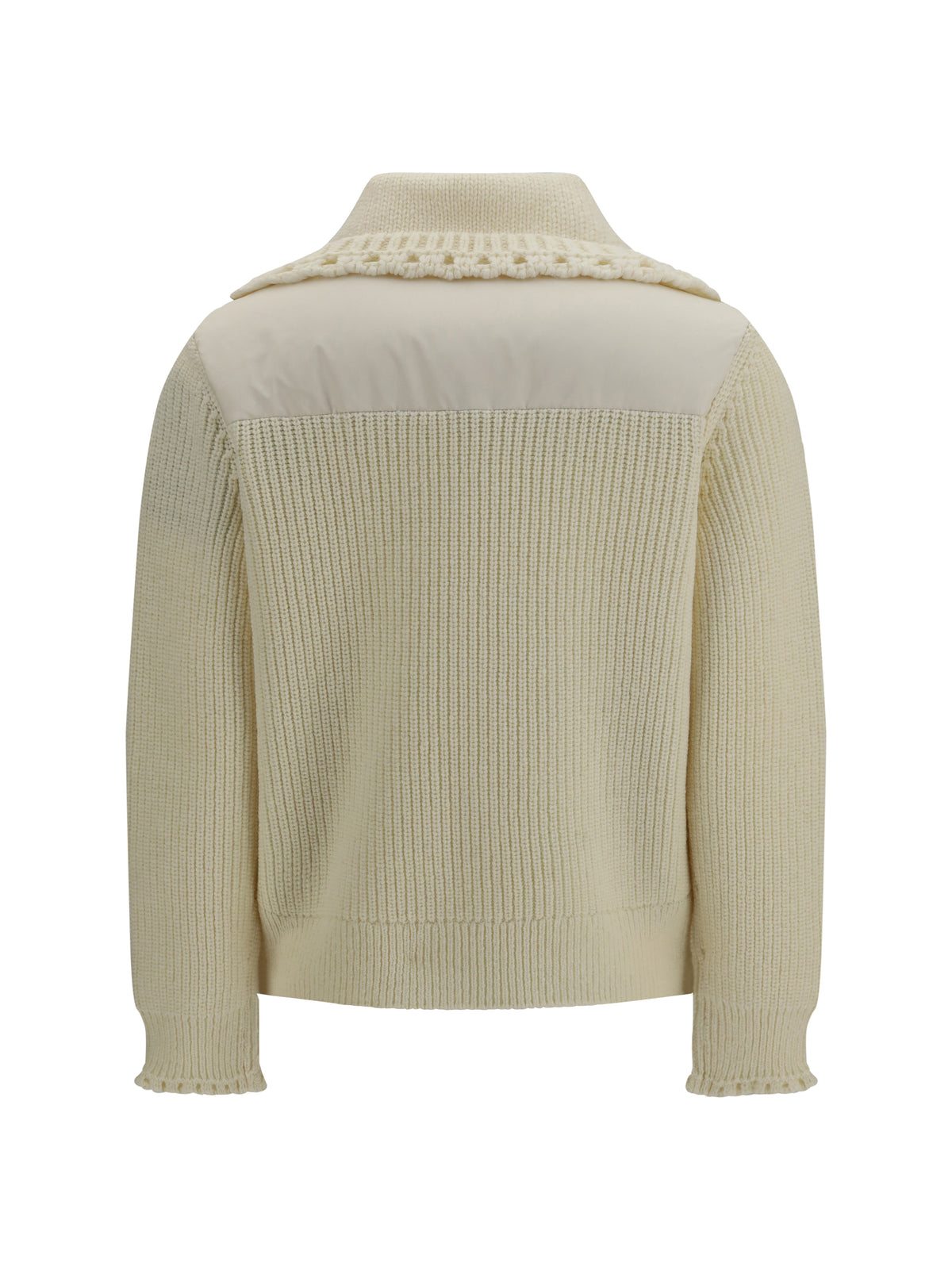 MONCLER GRENOBLE Moncler Grenoble Women Padded Wool-Blend Cardigan With Check Quilting