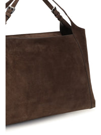 Brunello Cucinelli Women Sartorial Suede Shoulder Bag