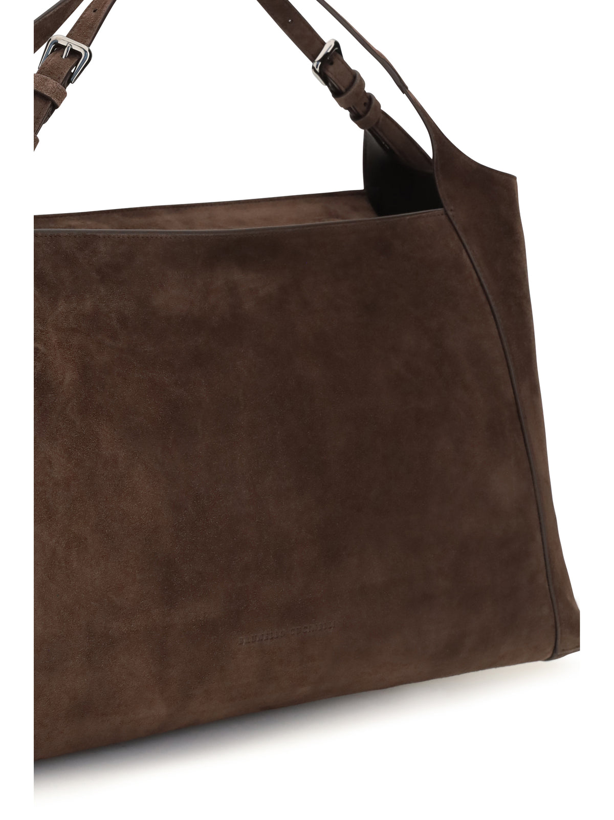 Brunello Cucinelli Women Sartorial Suede Shoulder Bag
