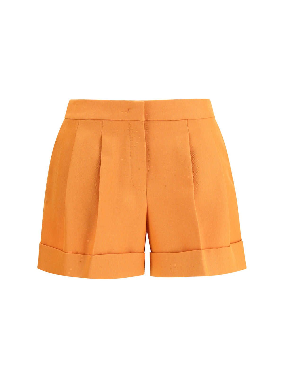 Fendi Women Grain De Poudre Wool Shorts