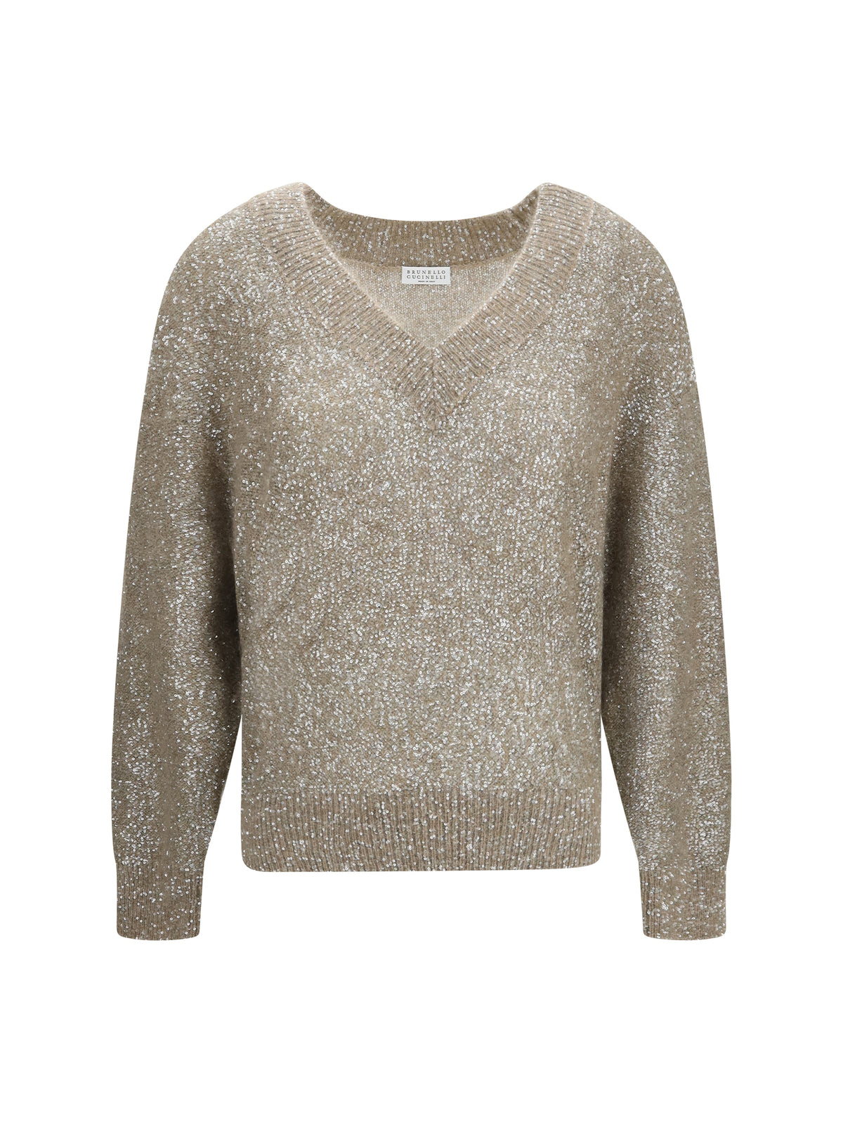BRUNELLO CUCINELLI Brunello Cucinelli Women Sequined V-Neck Sweater