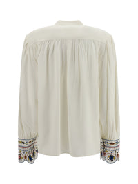 MARANT ETOILE Marant Etoile Women Monique Embroidered Top