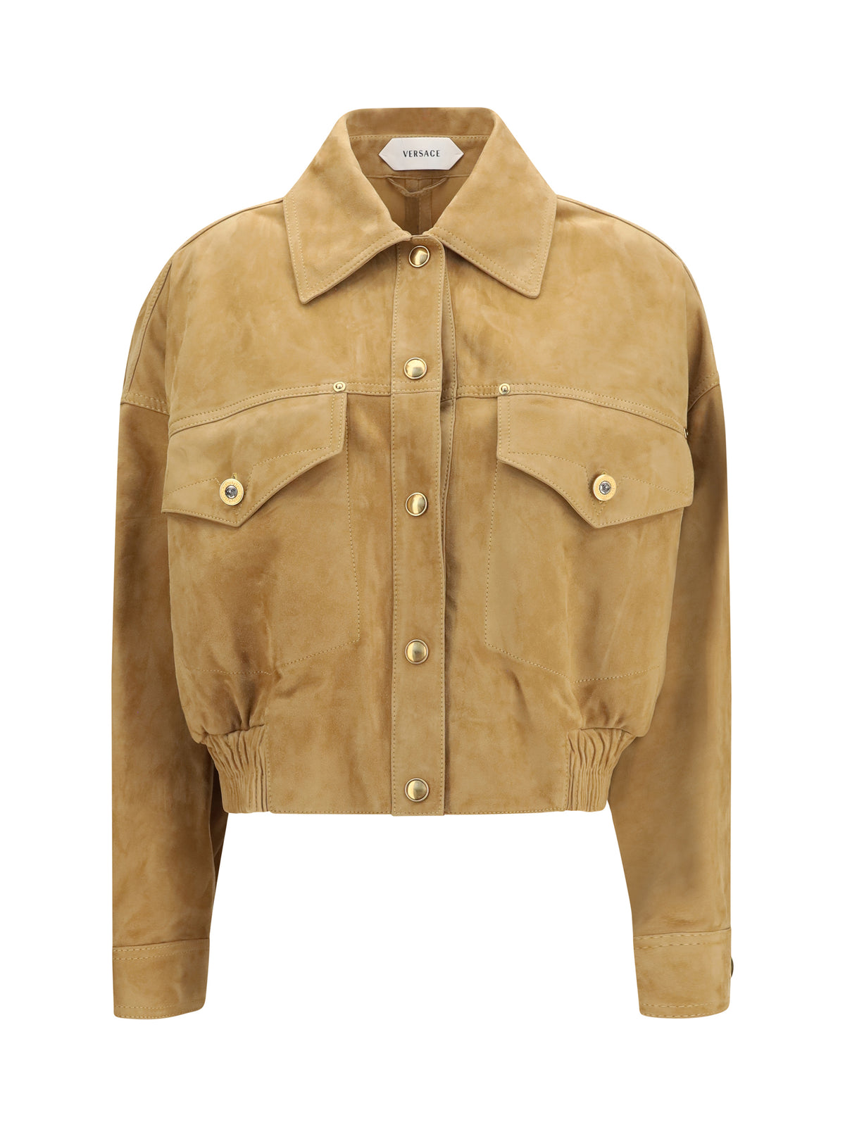 Versace Women Suede Blouson Jacket
