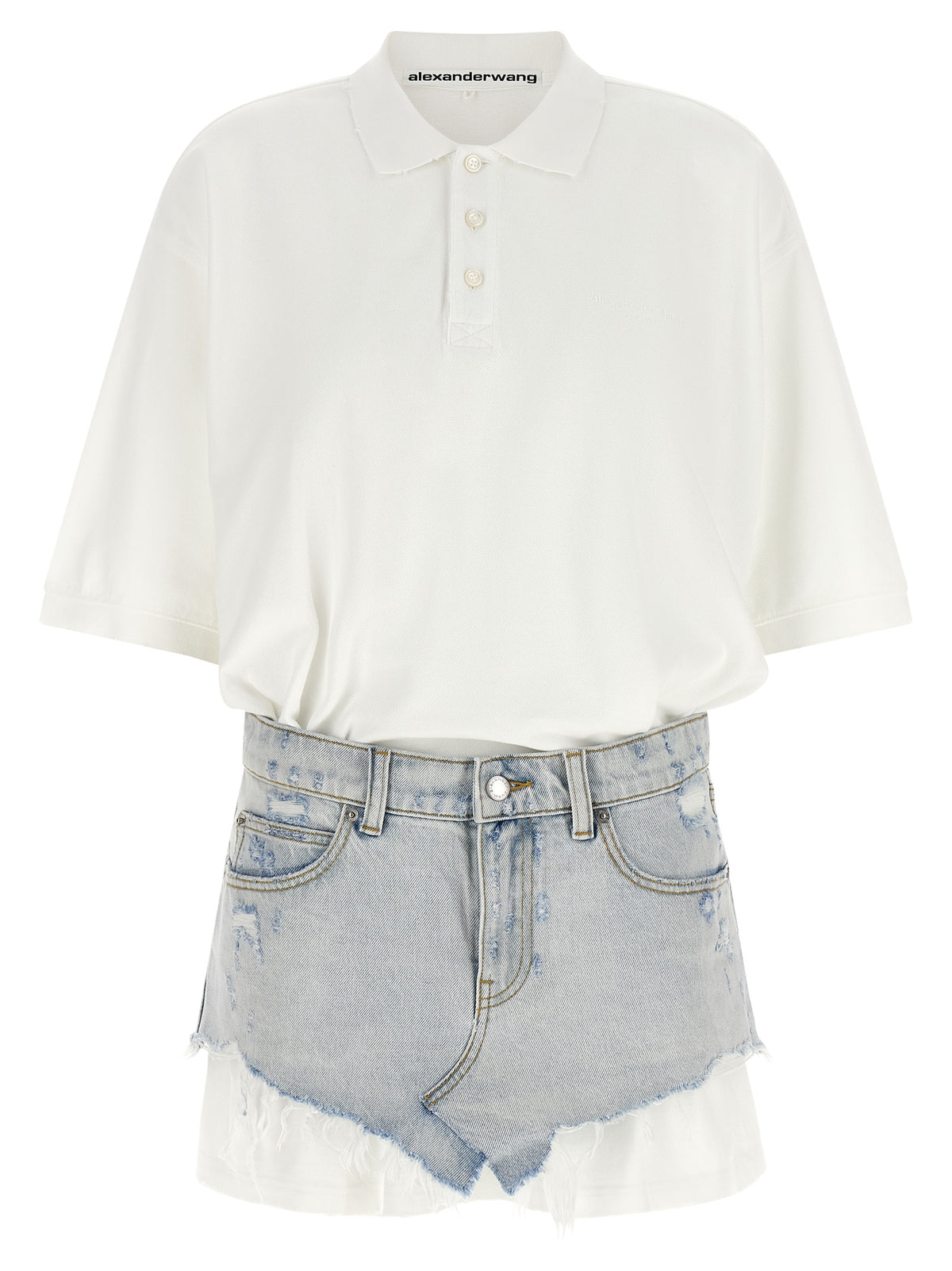 ALEXANDER WANG Alexander Wang Women Denim Skirt Polo Dress