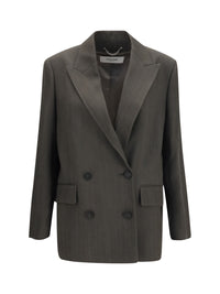 Golden Goose Women Double-Breasted Blazer With Drawstring