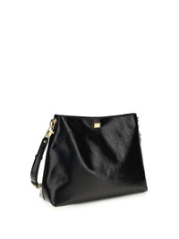 Dolce & Gabbana Women Large Vittoria Leather Shoulder Bag