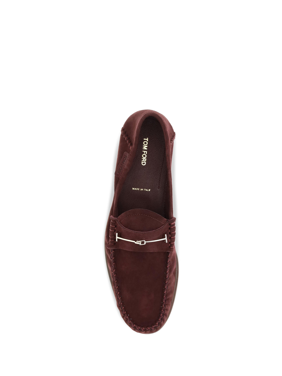 Tom Ford Women Suede Leather T-Strap Loafers