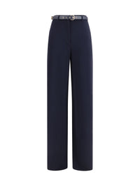 Max Mara Studio Women Elegant Pants With Belt