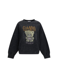 GANNI Ganni Women Isoli Forest Teddy Sweatshirt