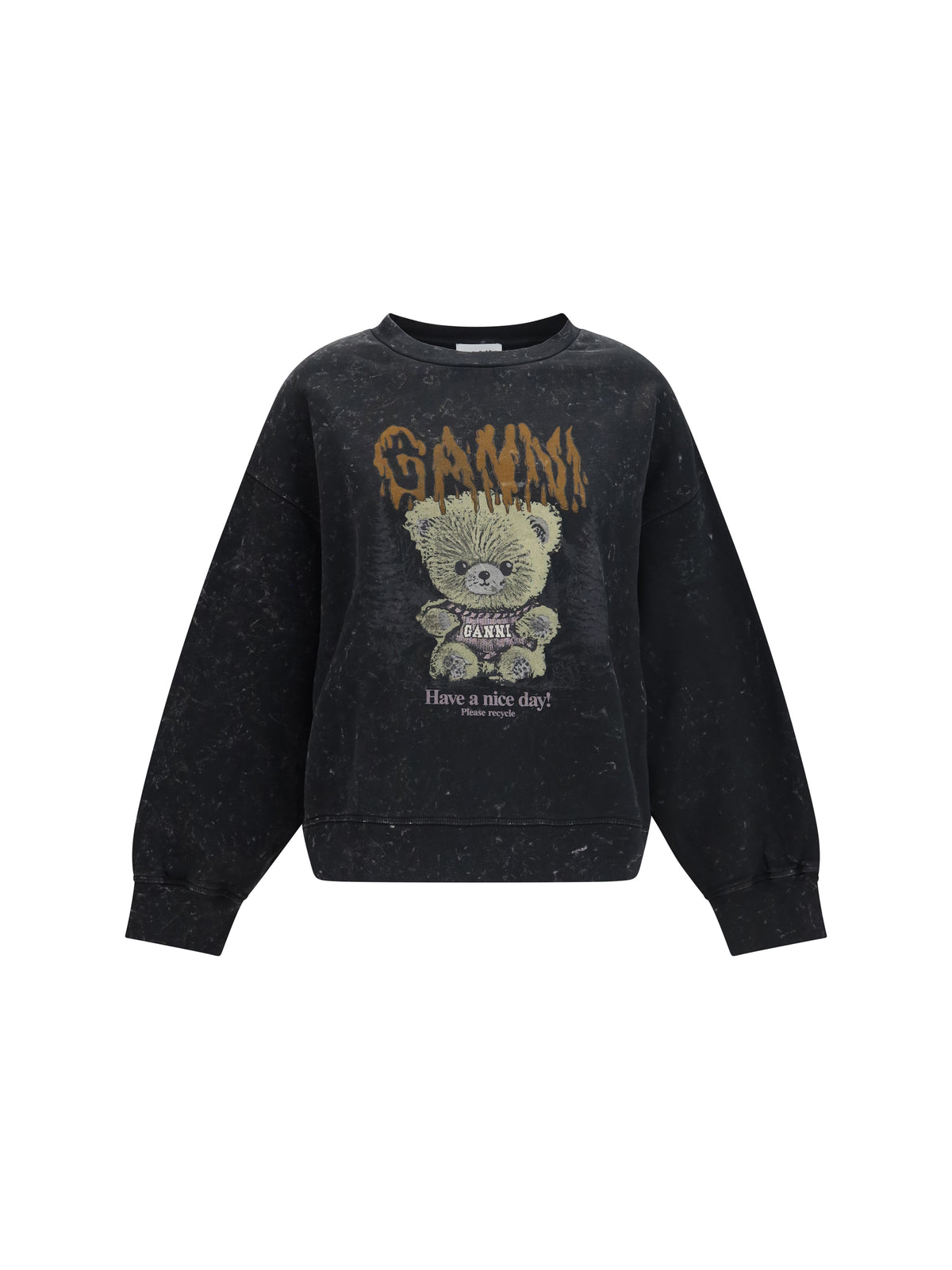 GANNI Ganni Women Isoli Forest Teddy Sweatshirt