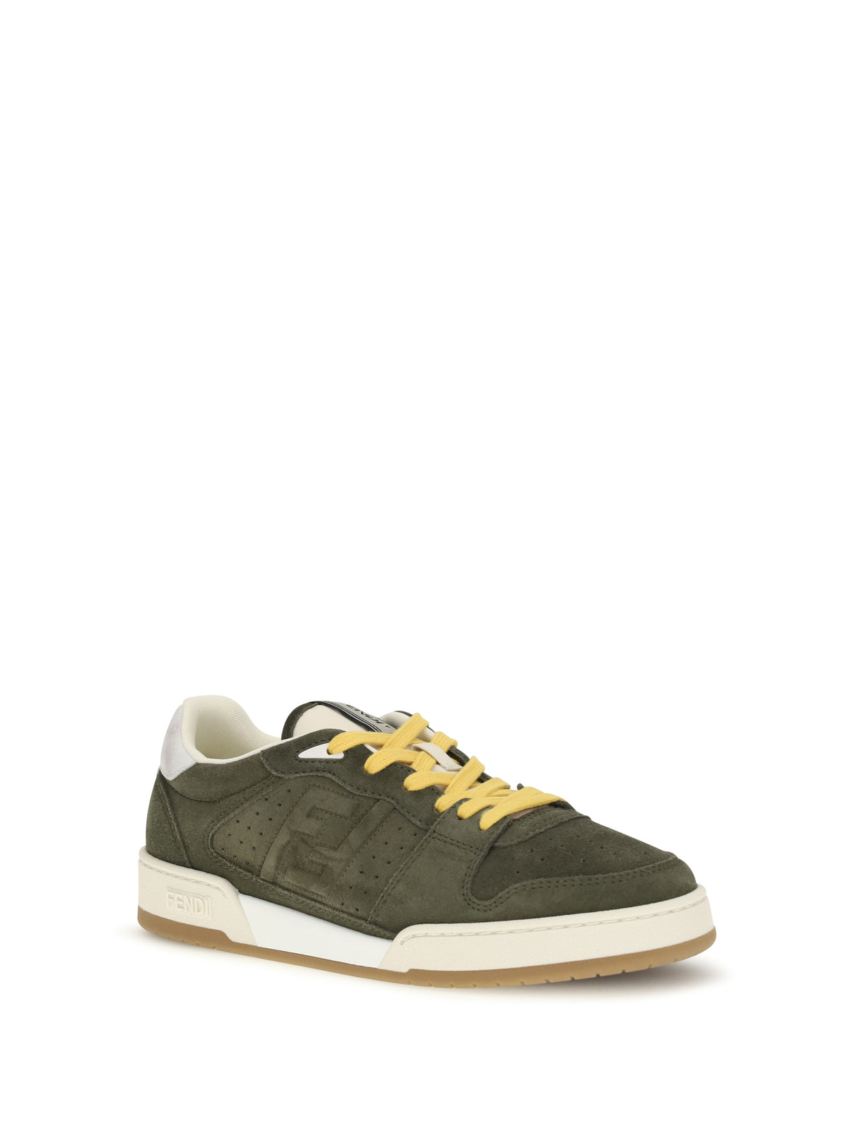FENDI Fendi Men Match Suede Sneakers