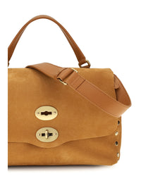 Zanellato Women Postina Jones Suede Top Handle Bag