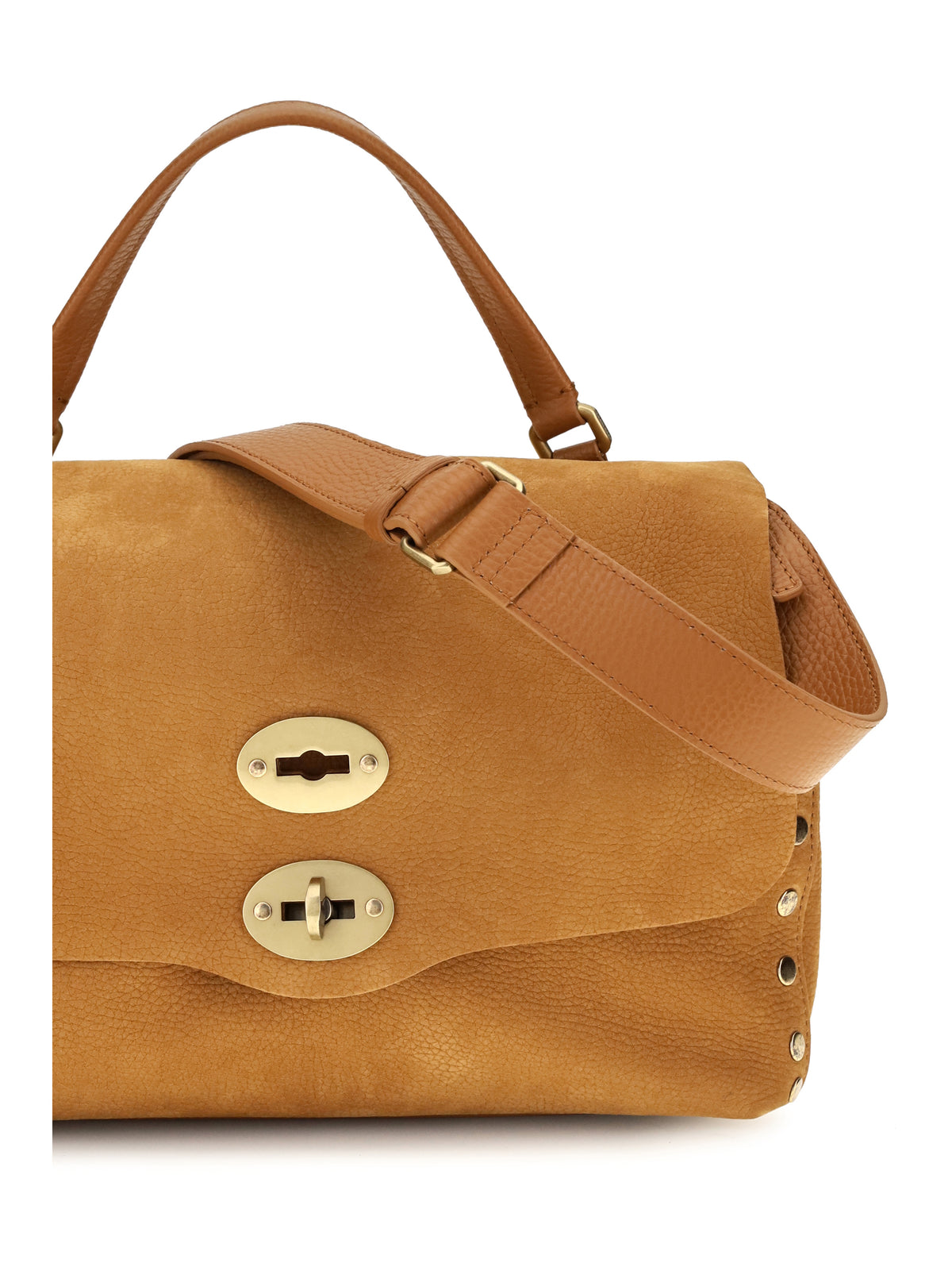 Zanellato Women Postina Jones Suede Top Handle Bag