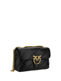 Pinko Women Love Classic Leather Shoulder Bag