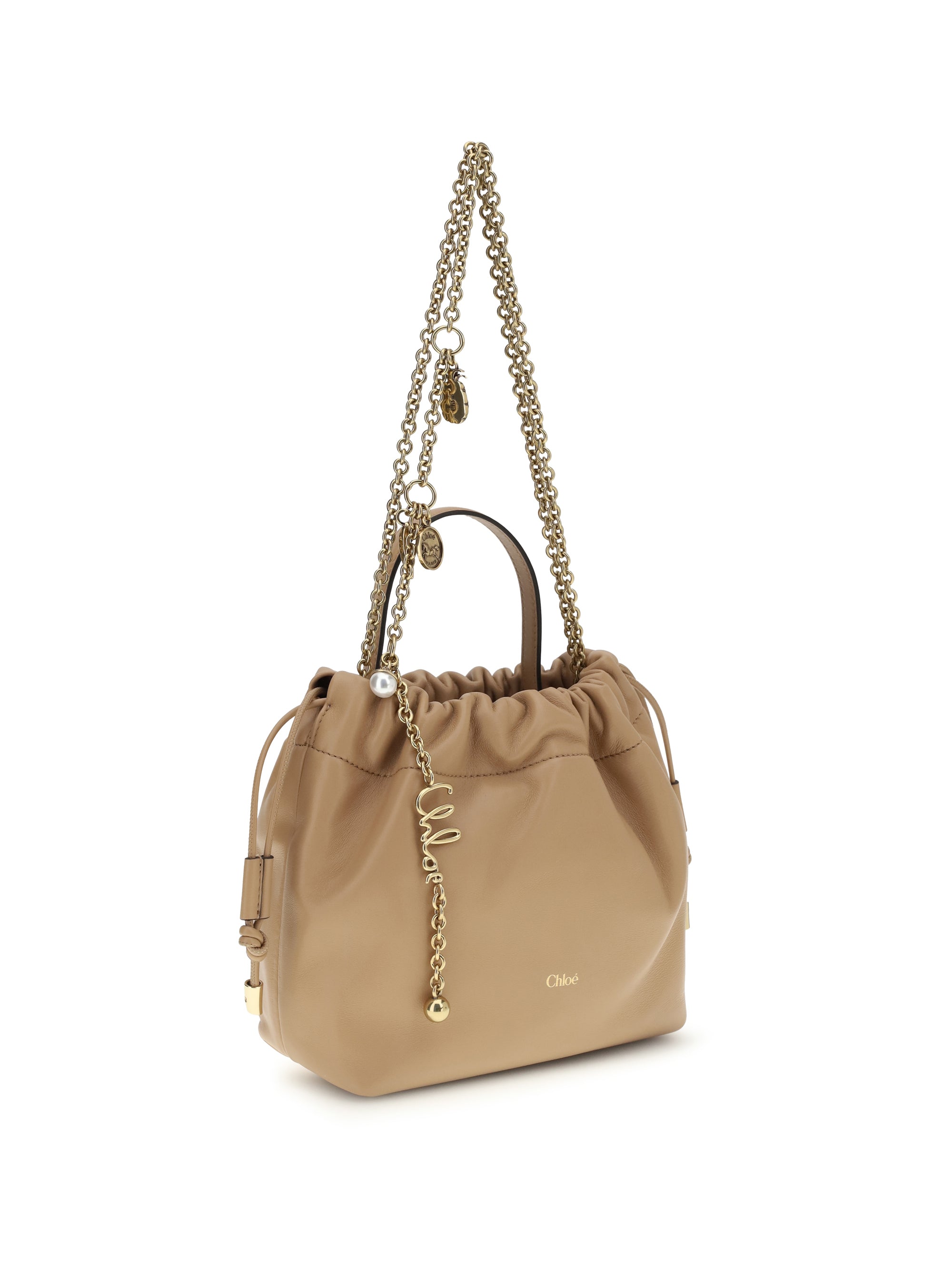 CHLOÉ Chloé Women Icons Leather Chain Shoulder Bag