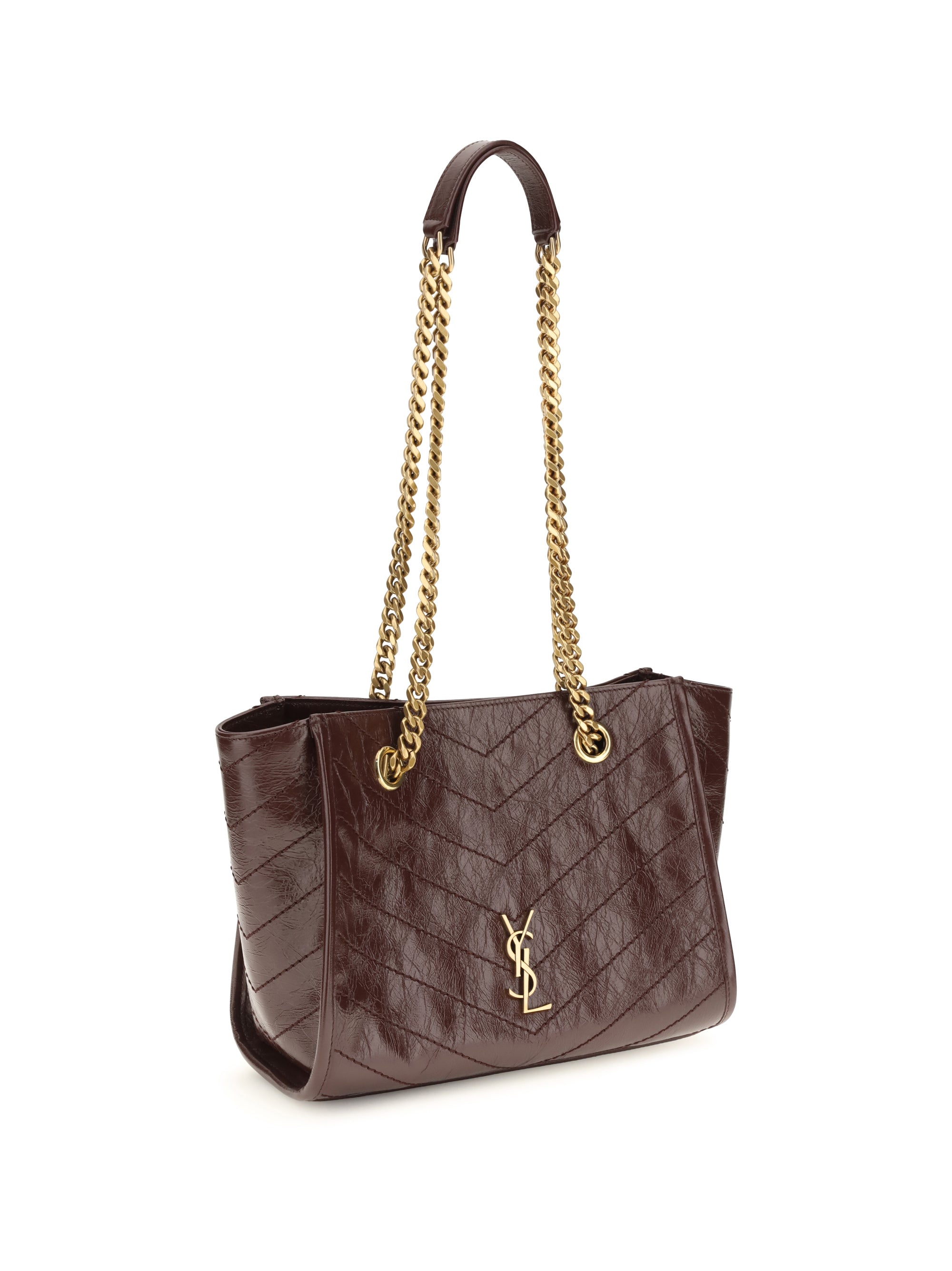 SAINT LAURENT Saint Laurent Women Small Niki Leather Tote Bag