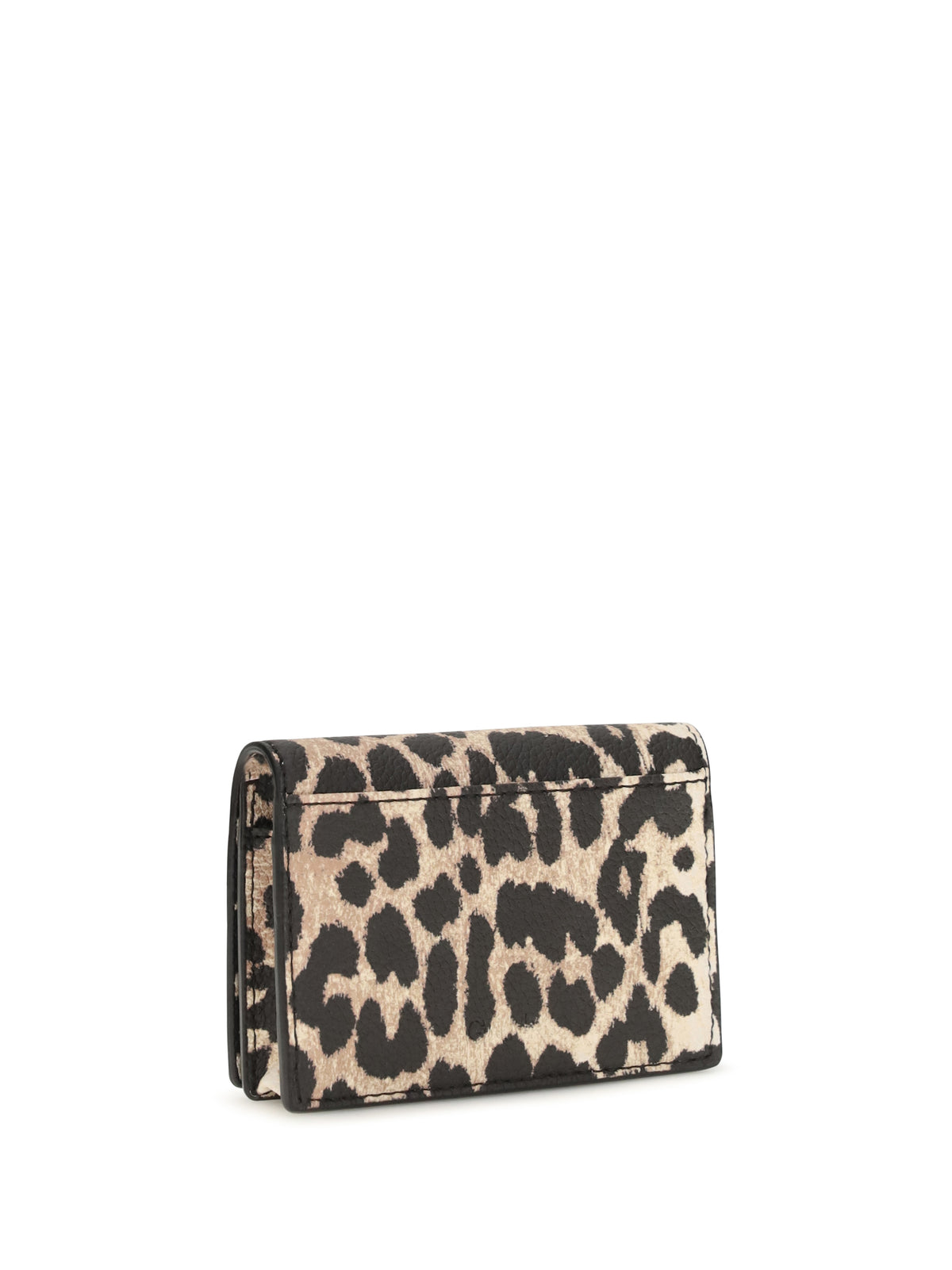 Ganni Women Bou Animal Print Card Holder