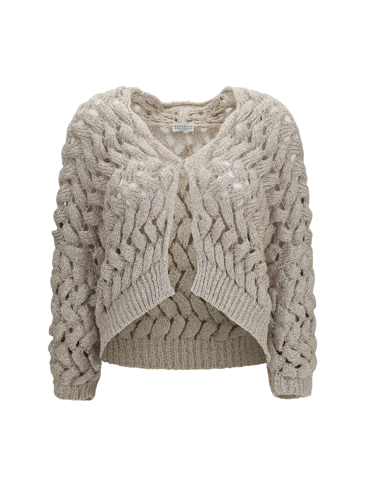 BRUNELLO CUCINELLI Brunello Cucinelli Women Openwork Sequin Cardigan