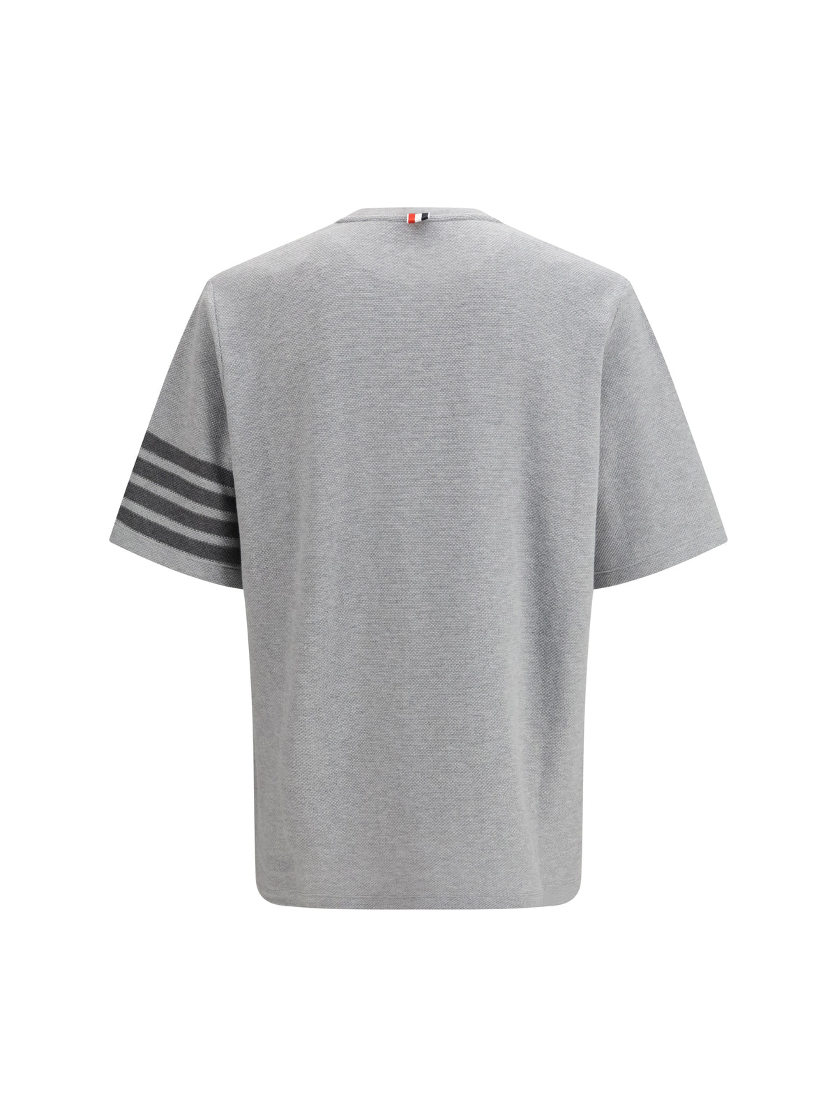 Thom Browne Men Textured Cotton Piqué T-Shirt