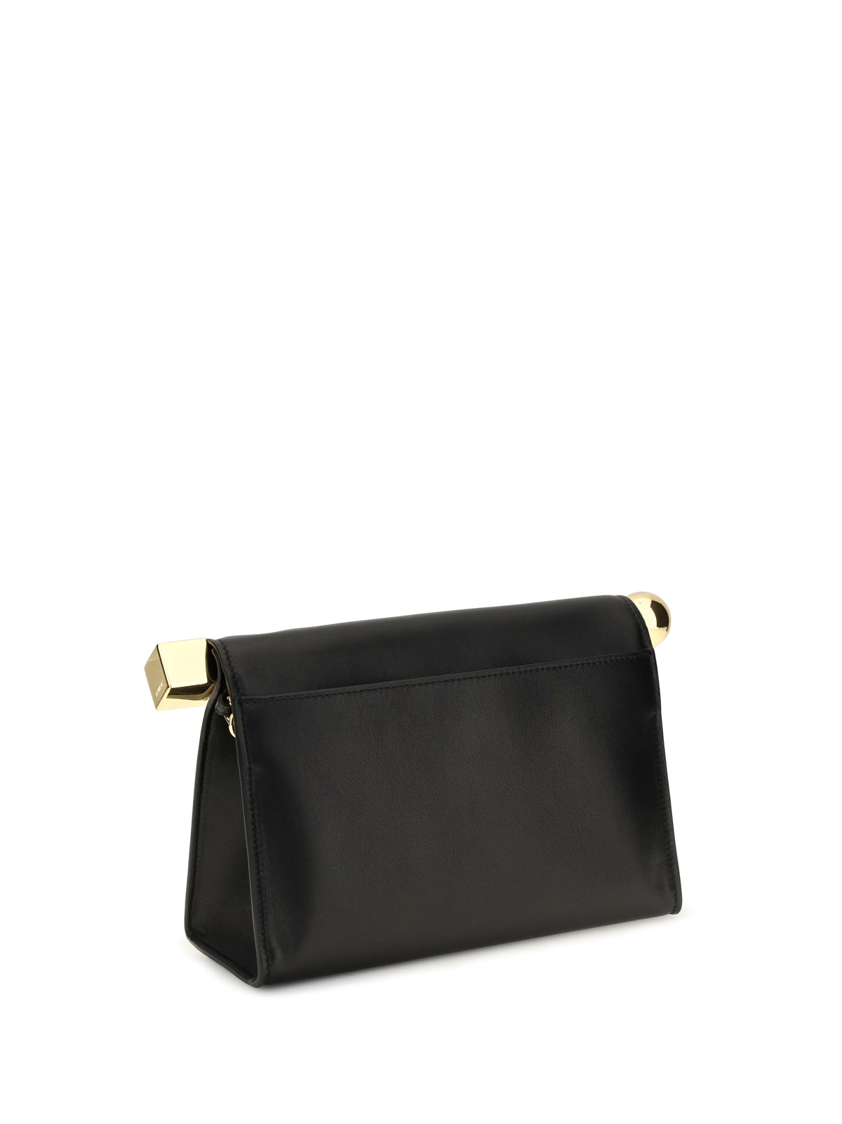 Jacquemus Women Rond Carré Leather Shoulder Bag